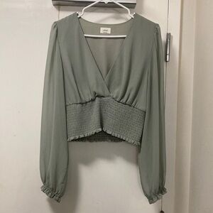 Mint Green Wilfred Blouse